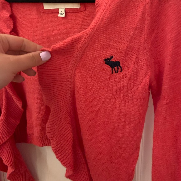 Abercrombie and Fitch women's pink cardigan shawl - Picture 4 of 4